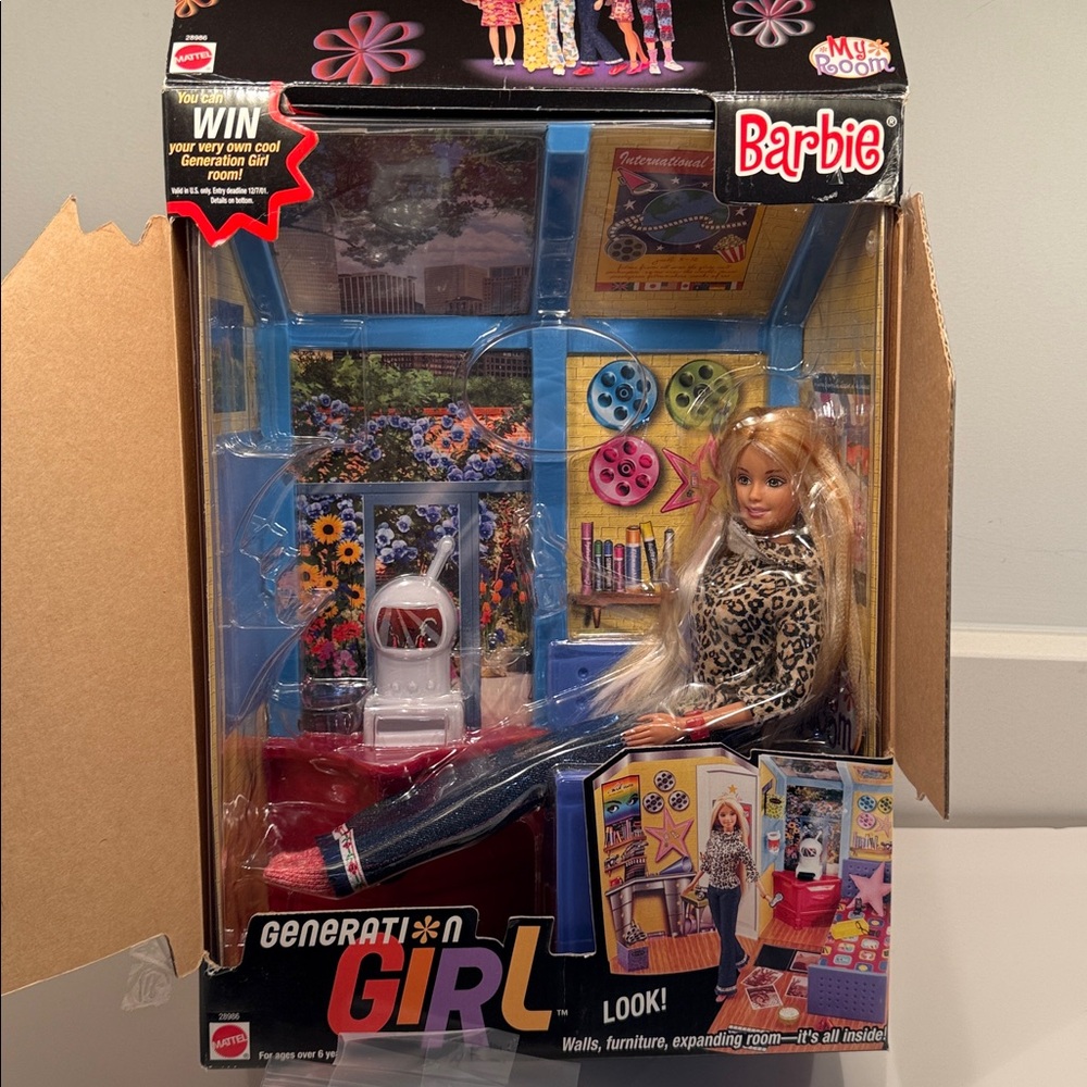 Generati*n Girl Doll Barbie My Room 1998